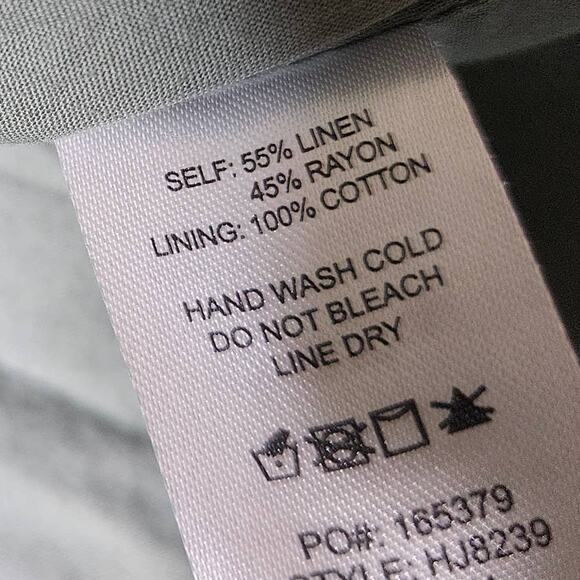 Chocolate USA Sage Green Linen Blazer Juniors Size Medium Zip Pockets Hook Close - Picture 8 of 11